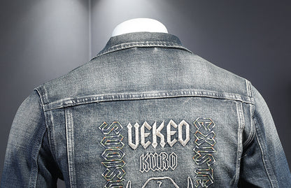 New-DSQ2 Black Denim Jacket