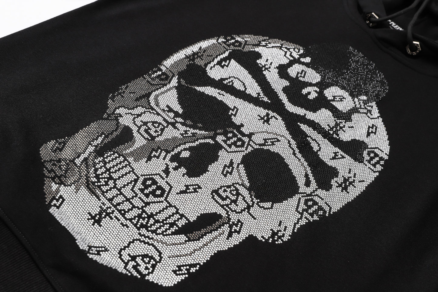New-2025ss Skull Print Hoodie
