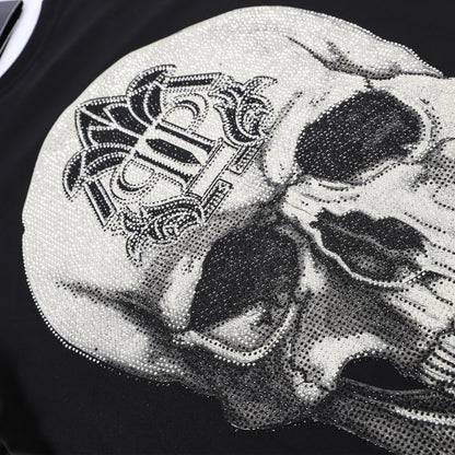PIEIN  2025ss Skulls Prints T-Shirt