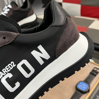 Flache Schuhe mit großem Kopf 