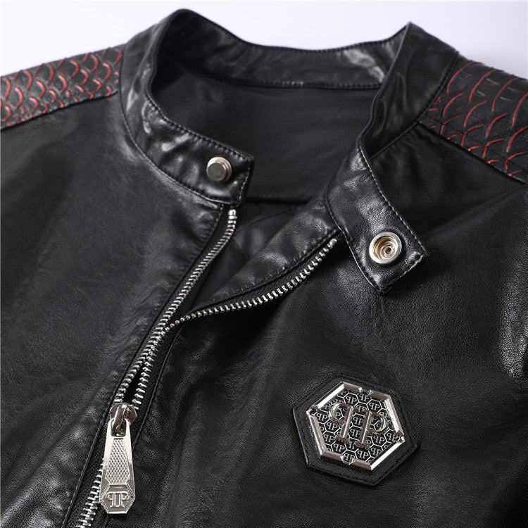 New- Men's Genuine leather Jacket