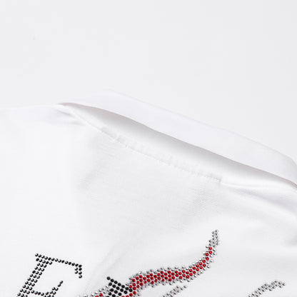 New- Hot stamp Skull POLO shirt
