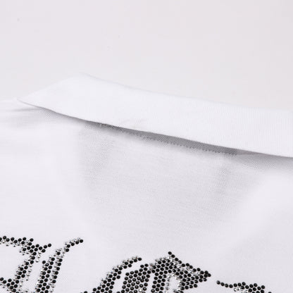 New- Skull Hot stamp POLO shirt