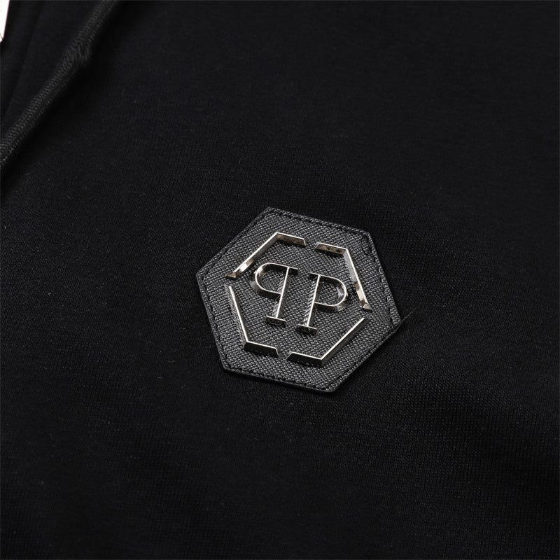 New- 2025ss Black Printed Hoodie
