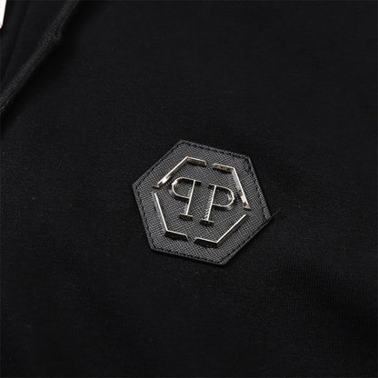New- 2025ss Black Printed Hoodie
