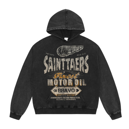 New-Saint Michael Red Hoodie