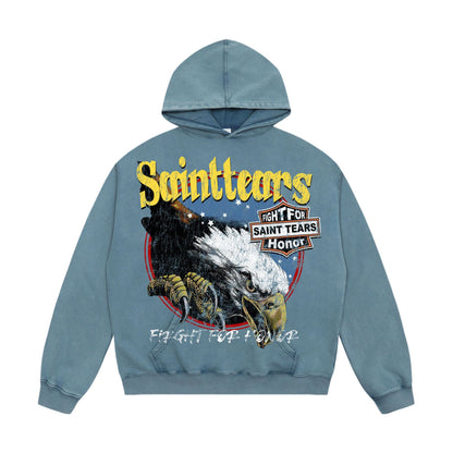 New-Saint Michael 2024ss Prints Hoodie