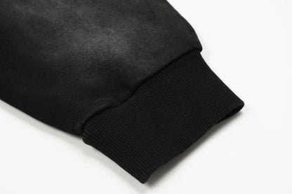 New-Saint Michael 24ss Black Hoodie