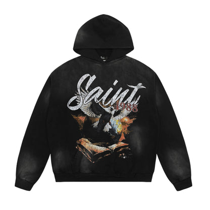 New-Saint Michael 24ss Prints Hoodie