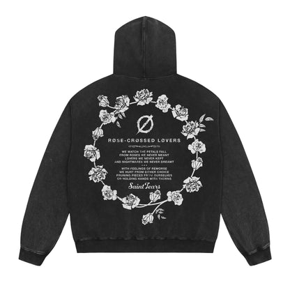 New-Saint Michael 2024ss Black Hoodie