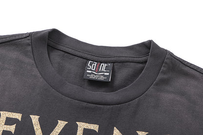New-Saint Michael 2024ss Black T-shirt