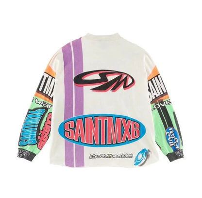 New-Saint Michael 2024ss Long-sleeved T-shirt