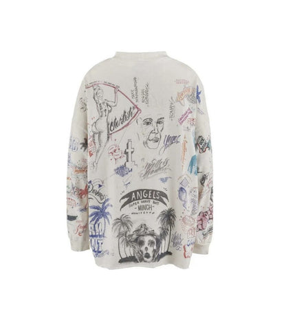 New-Saint Michael 24ss Long-sleeved T-shirt