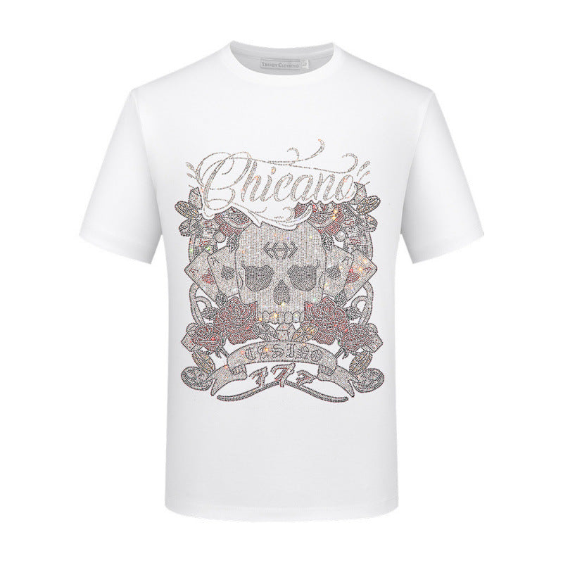 PIEIN  2025ss Skulls Prints T-Shirt