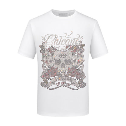 PIEIN  2025ss Skulls Prints T-Shirt