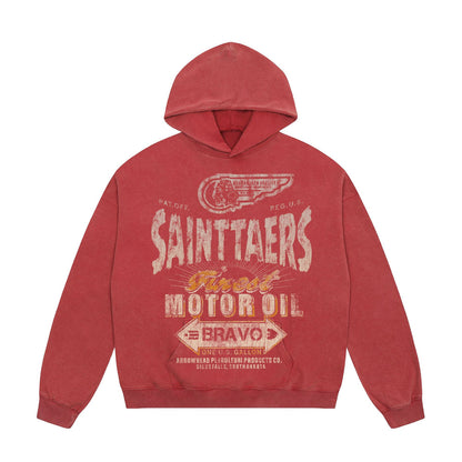 New-Saint Michael Red Hoodie