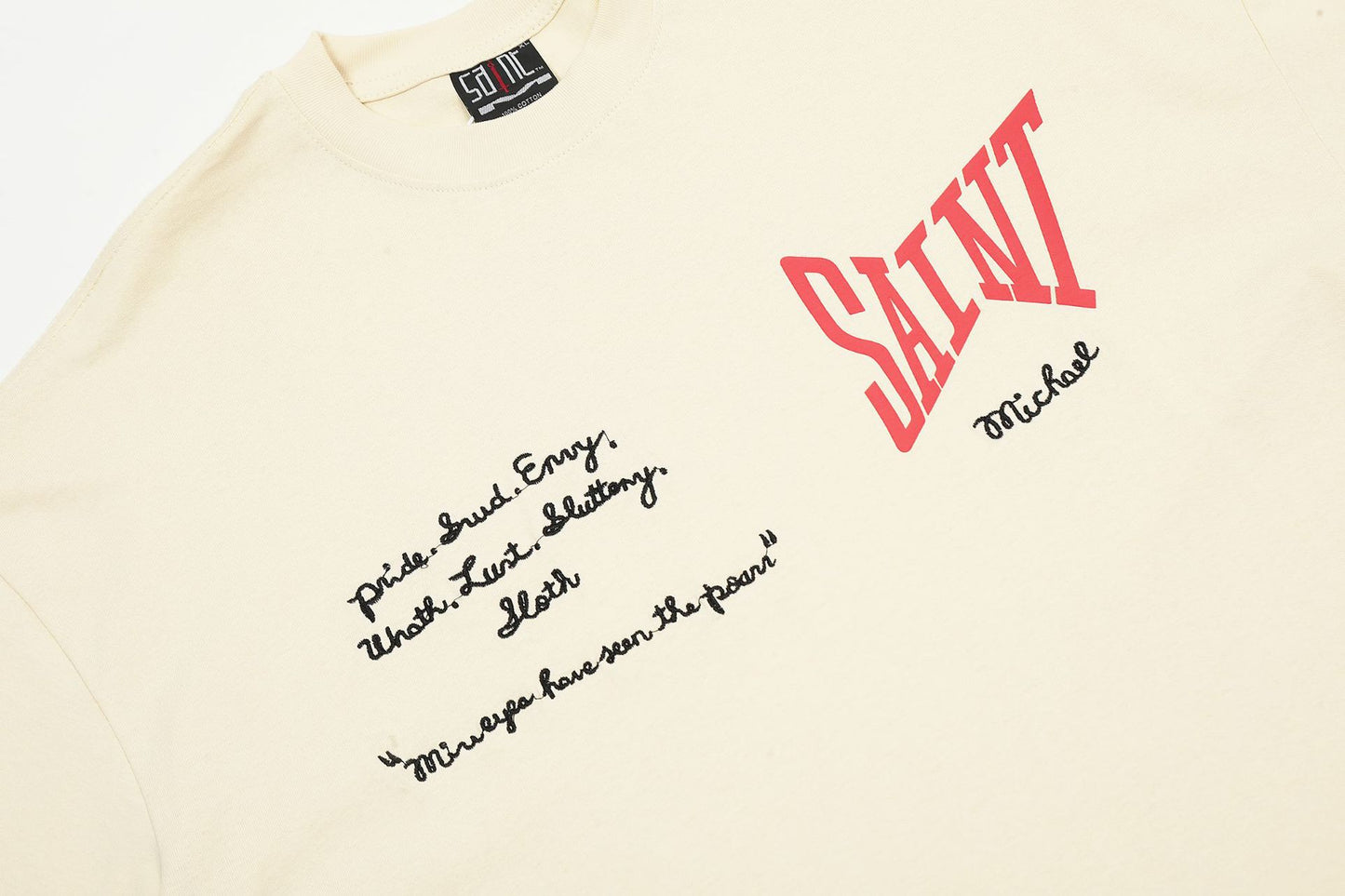 New-Saint Michael 2024ss Prints T-shirts