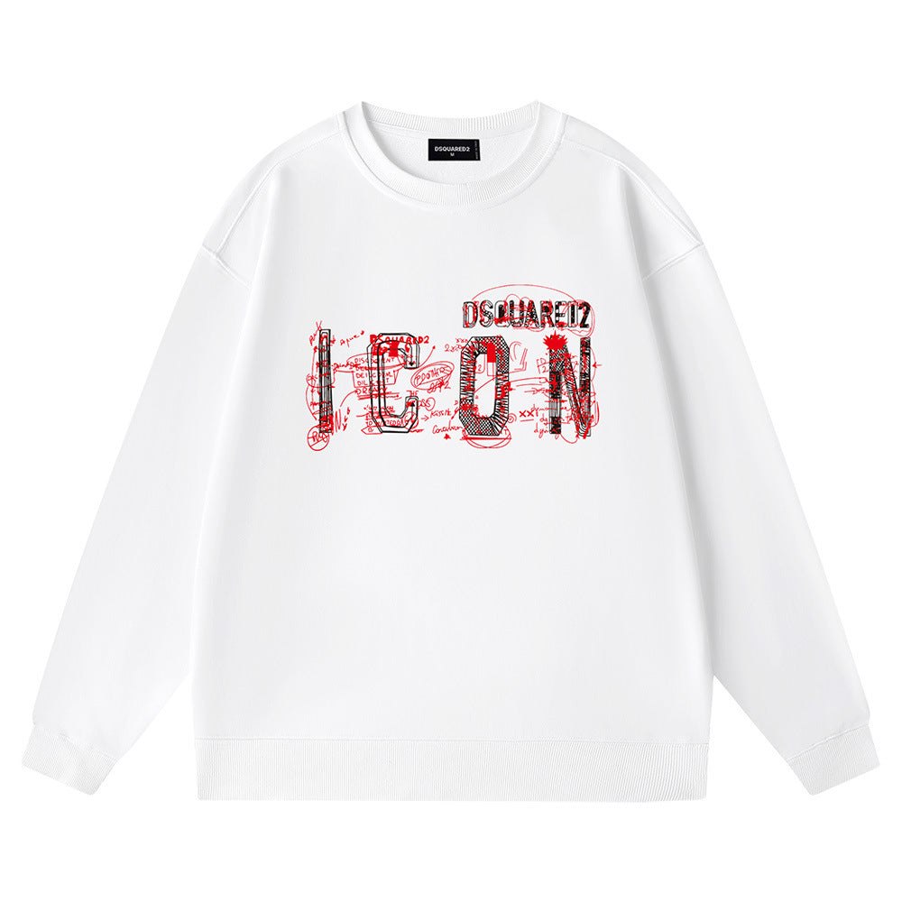 New-DSQ2 25ss Printing Sweatshirt