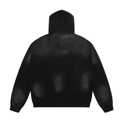 New-Saint Michael Black Prints Hoodie
