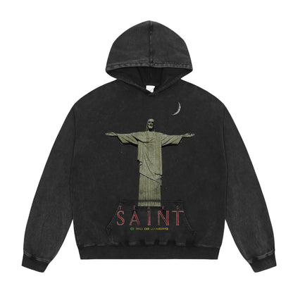 New-Saint Michael 24ss Prints Hoodie