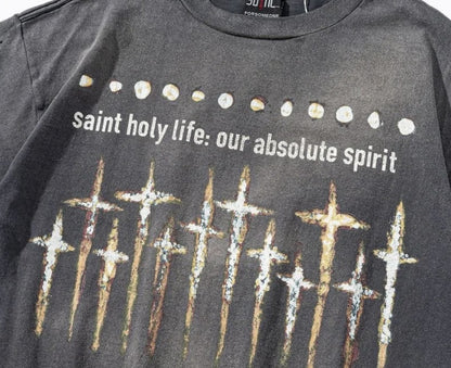 New-Saint Michael 24ss Prints T-shirts