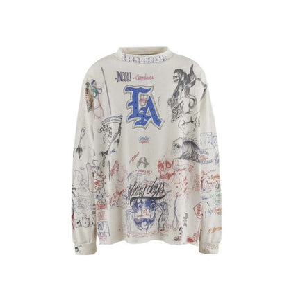 New-Saint Michael 24ss Long-sleeved T-shirt