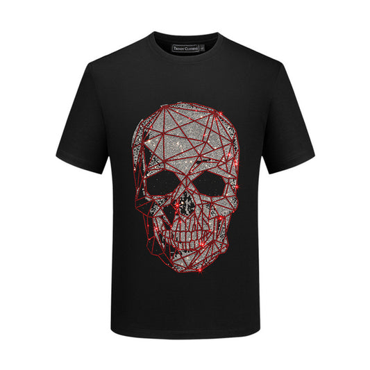 PIEIN  2025ss Skulls Prints T-Shirt