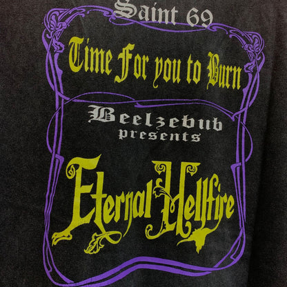 New-Saint Michael 2024ss Black T-shirt