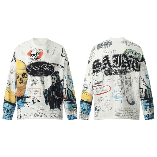 New-Saint Michael 2024ss Long-sleeved T-shirts