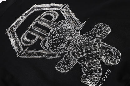 New- 2025ss Black Hoodie
