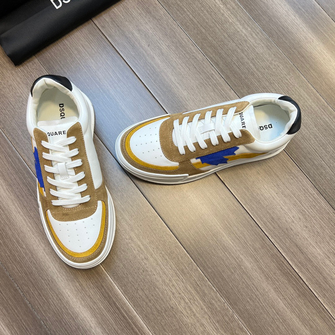 Flache Schuhe mit großem Kopf 