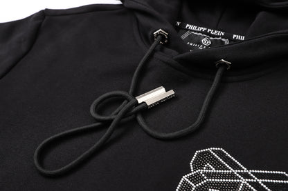 New- 25ss Black Hoodie